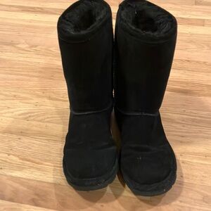 BearPaw Black Winter Boots